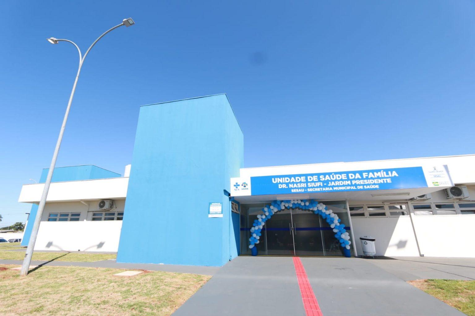 PREFEITURA INAUGURA UNIDADE DE SAÚDE QUE IRÁ BENEFICIAR MAIS DE 9 MIL PESSOAS DO JARDIM PRESIDENTE E REGIÃO.