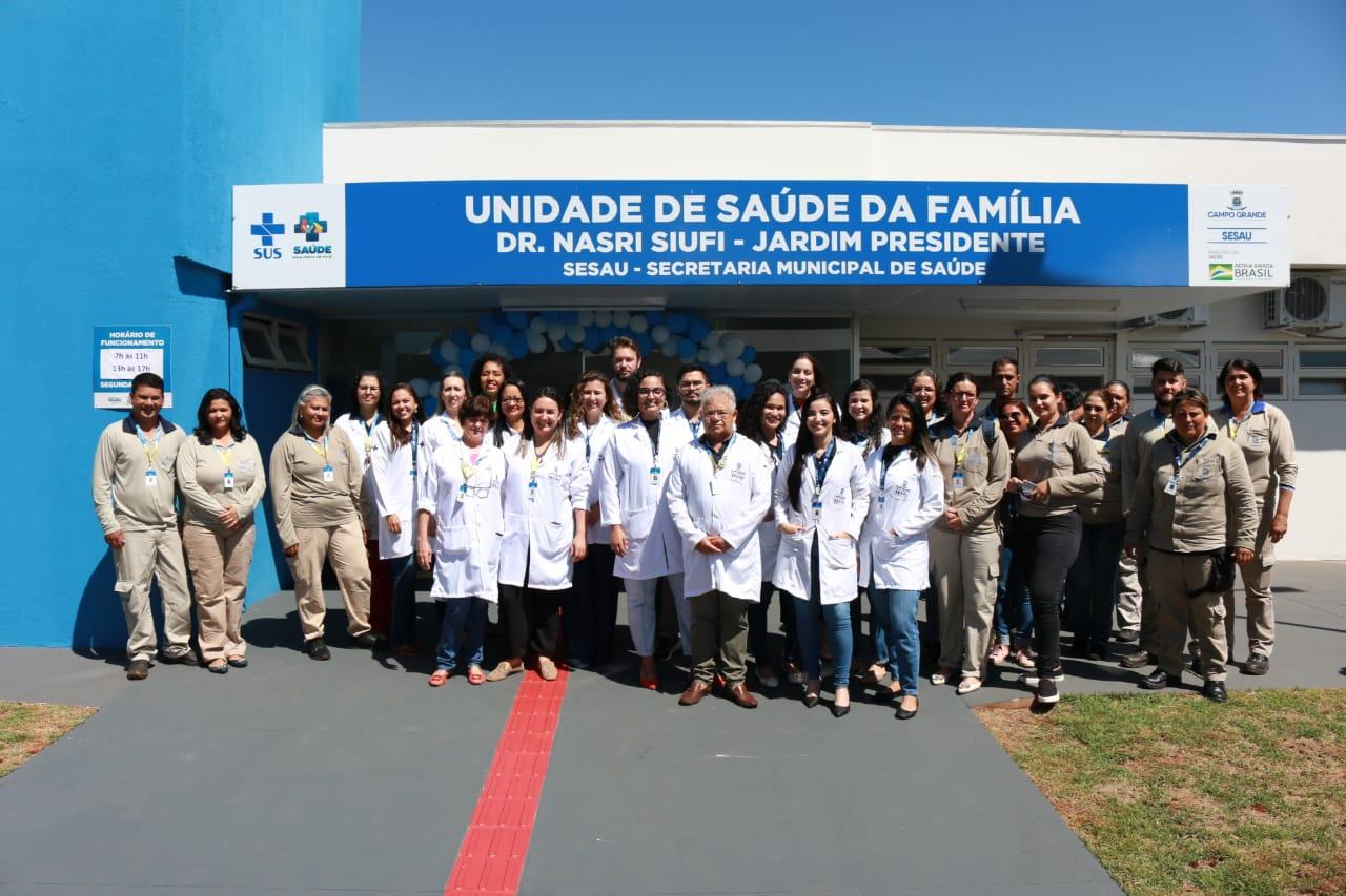 PREFEITURA INAUGURA UNIDADE DE SAÚDE QUE IRÁ BENEFICIAR MAIS DE 9 MIL PESSOAS DO JARDIM PRESIDENTE E REGIÃO.