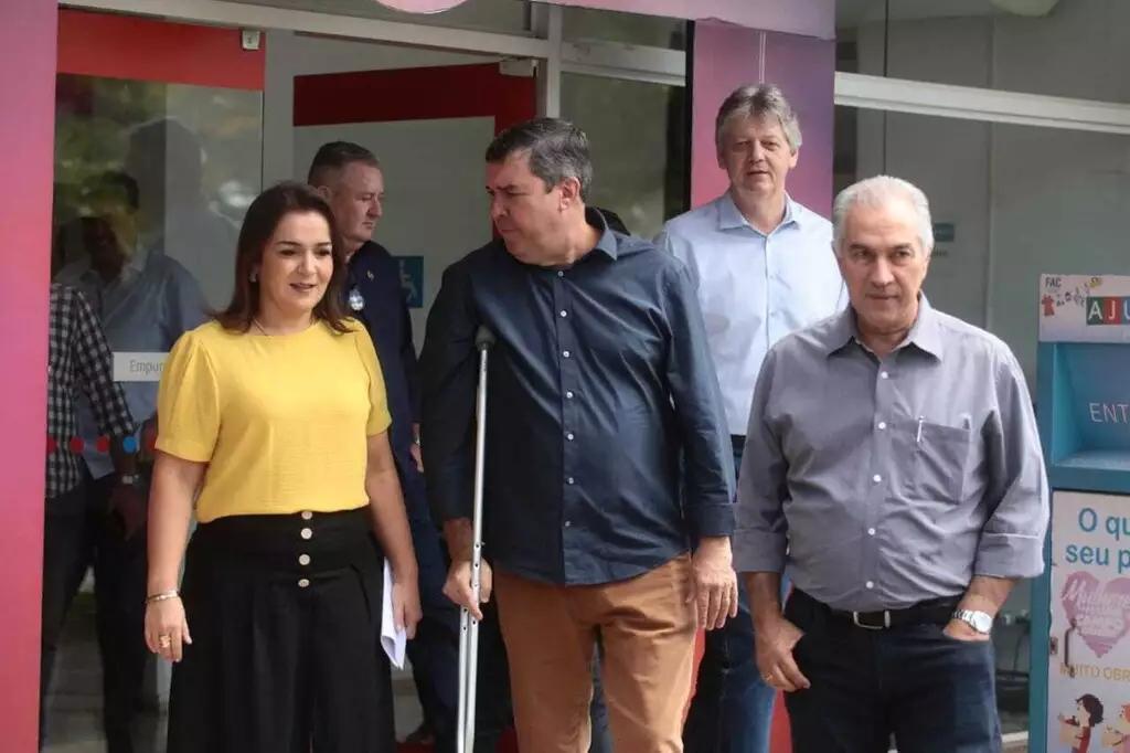 Governador Reinaldo Azambuja  assina 5 contratos no valor de R$ 59 milhões para obras na Capital 