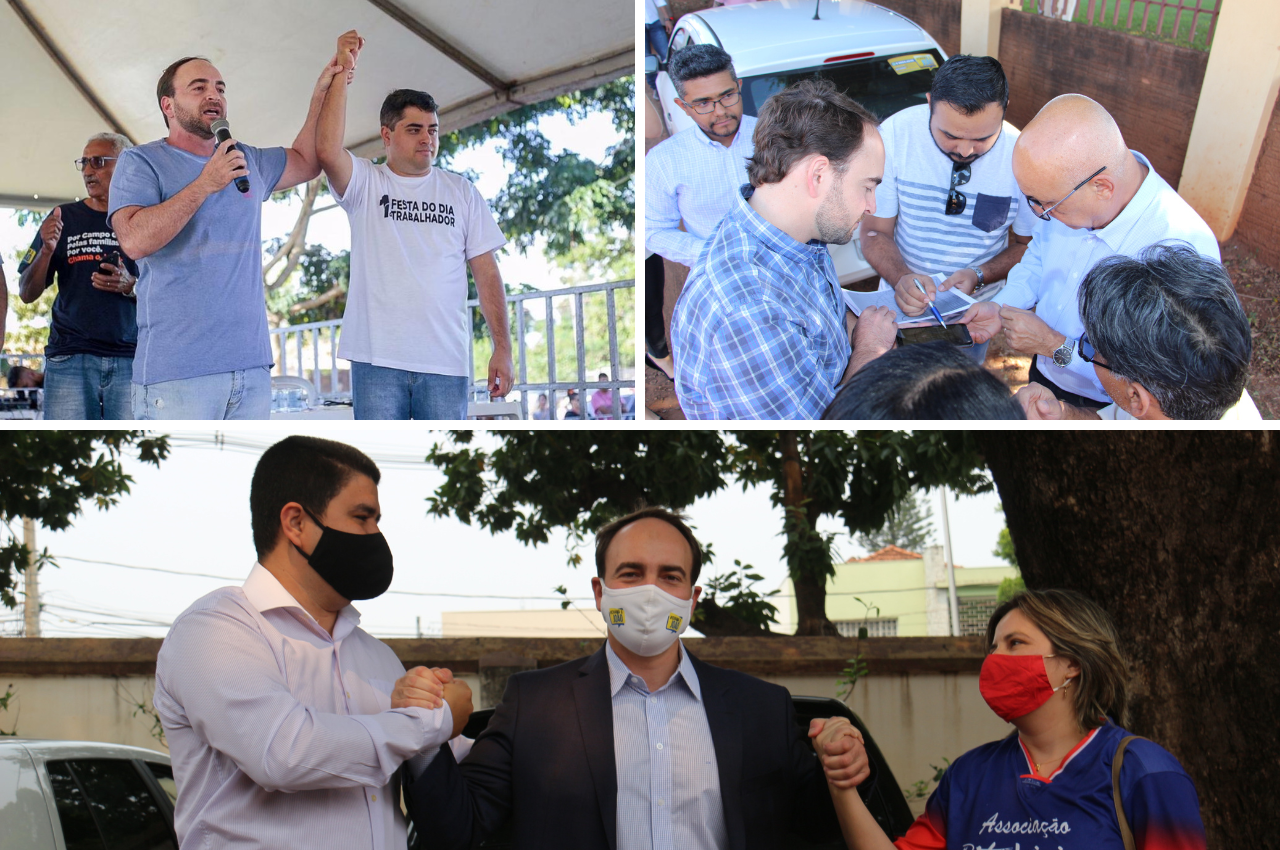 Asfalto dos bairros Aero Rancho, Parque Dallas e Rita Vieira é destaque na trajetória de João César Mattogrosso.