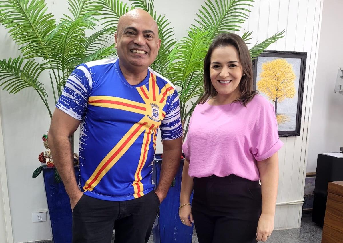 Em primeira reunião do ano, Ronilço Guerreiro discute projetos com a prefeita Adriane Lopes.