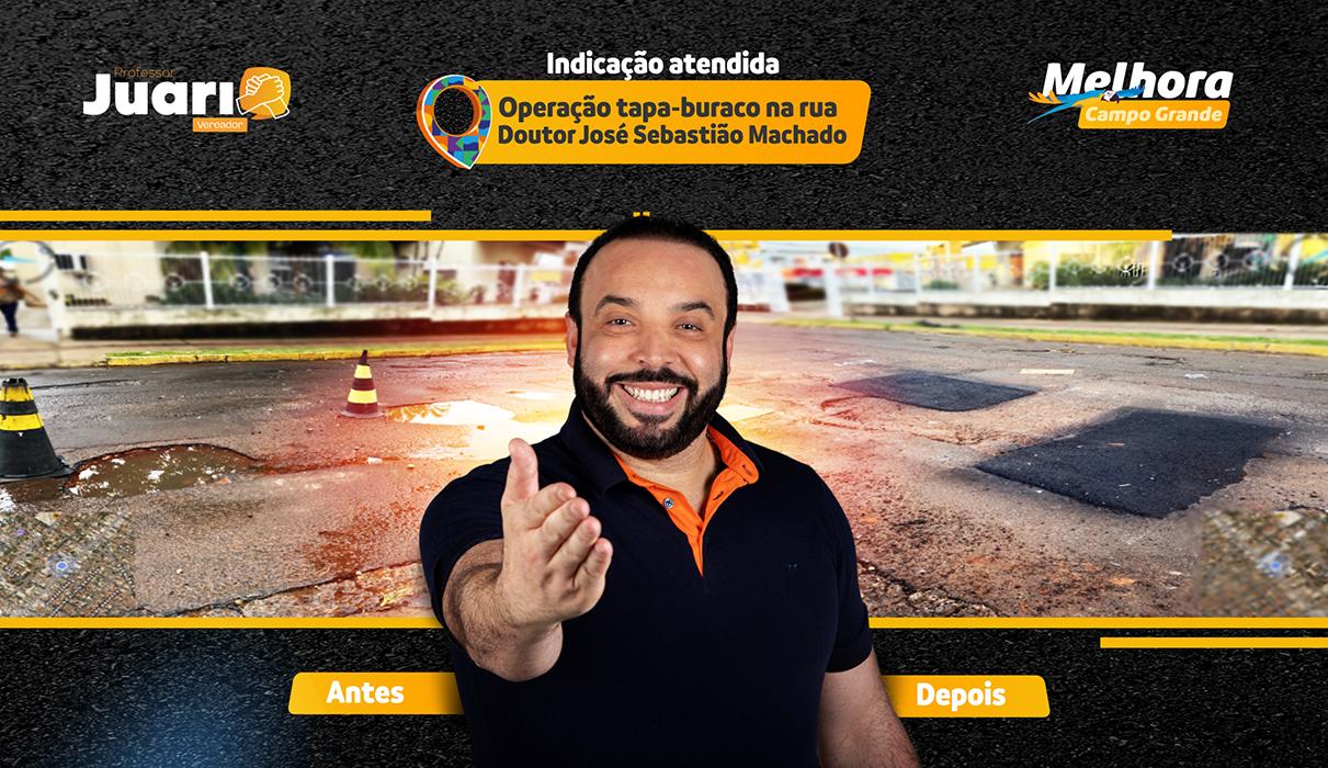Indicações do Vereador Professor Juari são atendidas na Capital.