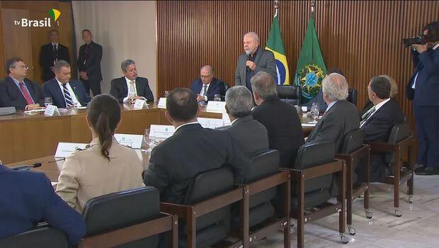 Reunião foi realizada após ataques terroristas contra Palácio do Planalto e os prédios do Congresso e do Supremo Tribunal Federal (STF) Reunião foi realizada após ataques terroristas contra Palácio do Planalto e os prédios do Congresso e do Supremo Tribunal Federal (STF)