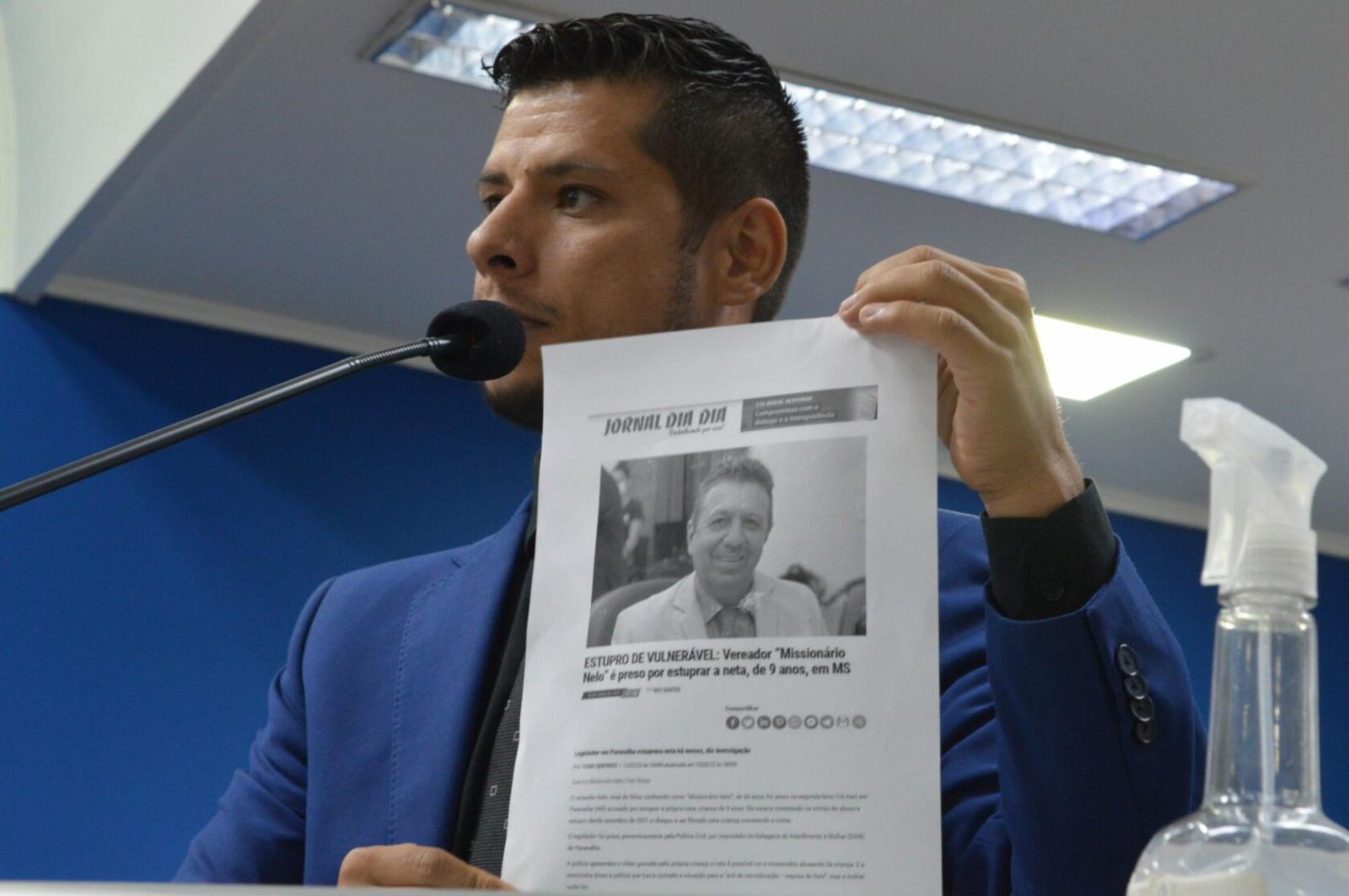 Tiago Vargas exalta condenação de 23 anos de prisão do ex-vereador de Paranaíba acusado de estuprar a própria neta.