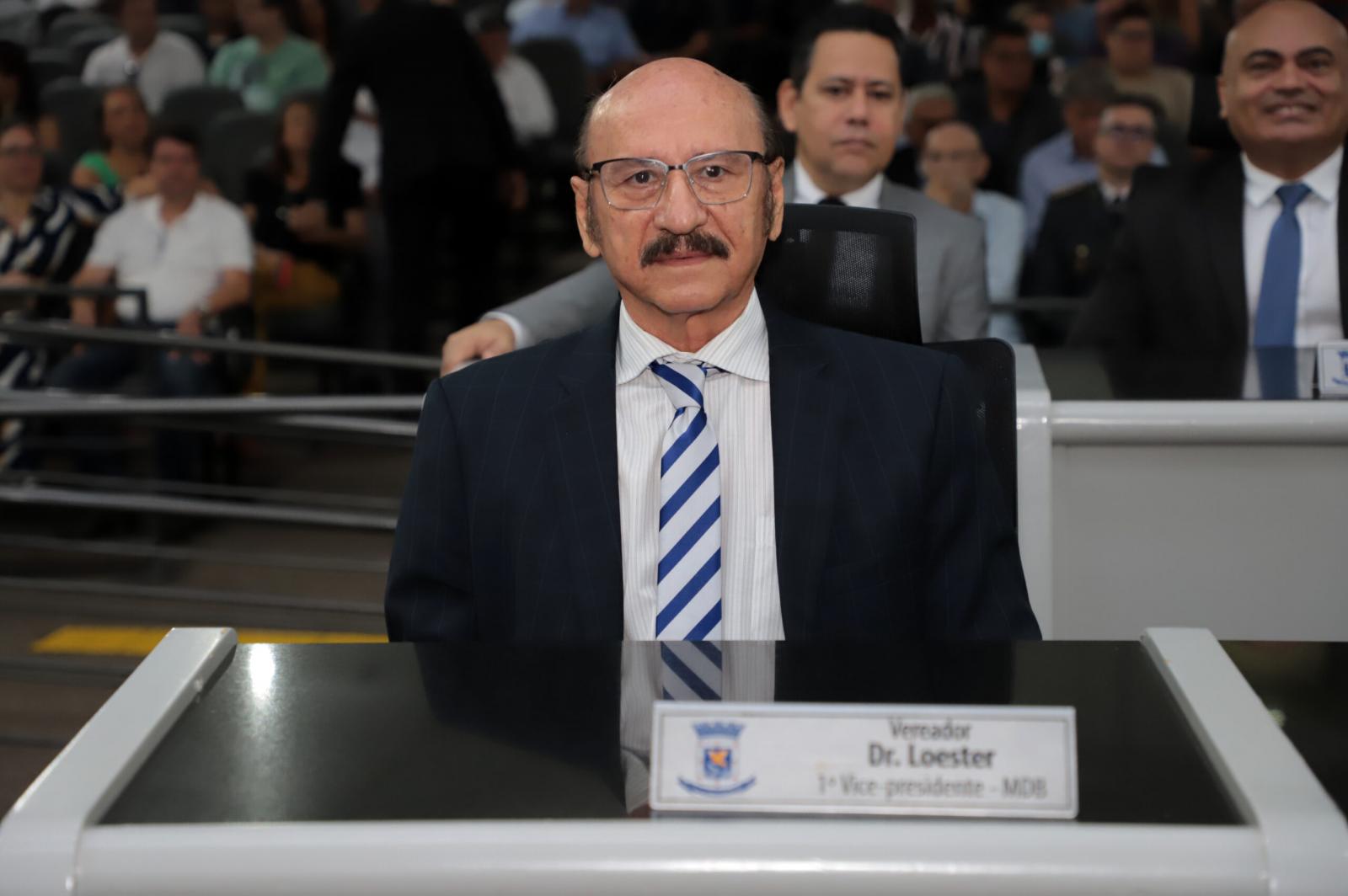 Vereador Dr. Loester vai iniciar ano legislativo como vice-presidente da Casa de Leis.