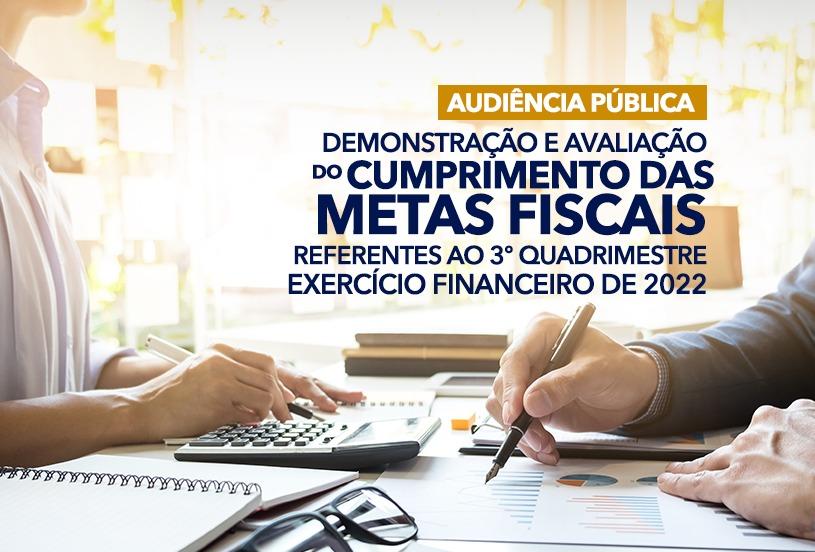 Câmara promove Audiência Pública no dia 24 para prefeitura prestar contas de receitas e despesas.