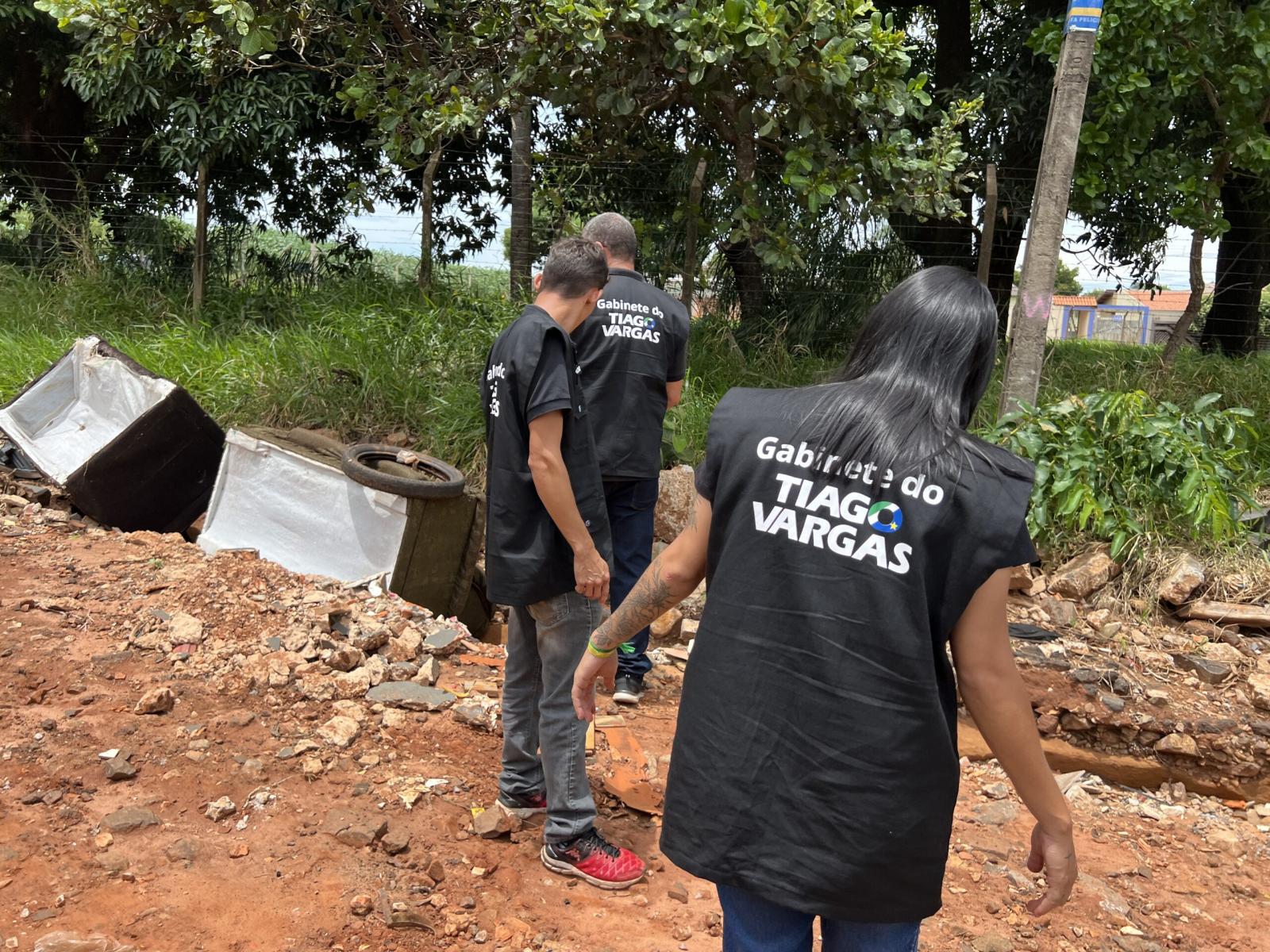 Com mandato atuante, vereador Tiago Vargas e equipe de assessores visitam bairros e ouvem demandas da comunidade.