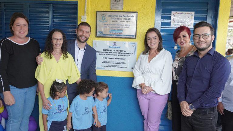 PREFEITURA ENTREGA PRIMEIRA DA SÉRIE DE REFORMAS EM ESCOLAS DA REME.