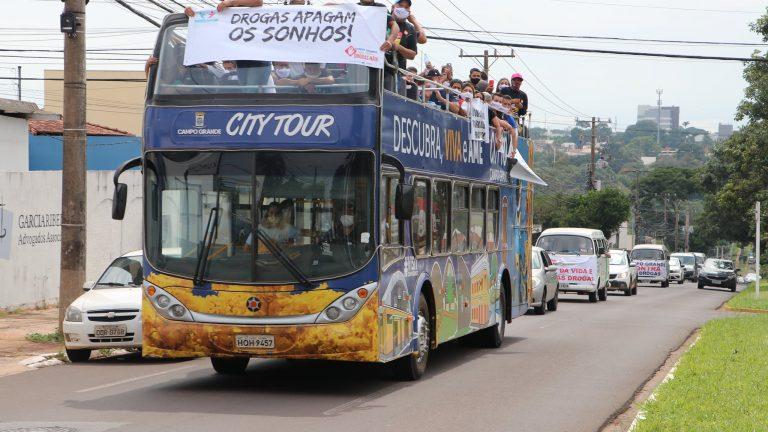 PREFEITURA PROMOVE CARREATA PELA VIDA DE CONSCIENTIZAÇÃO E ALERTA SOBRE USO DE DROGAS.