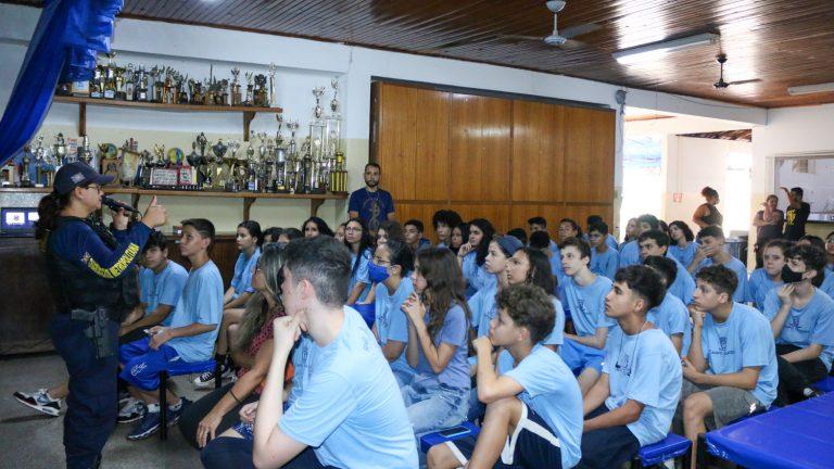 COM MAIS DE 52 MIL ALUNOS DA REME ATENDIDOS, PROJETO ESCOLA SEGURA DA GCM SEGUE EM 2023.