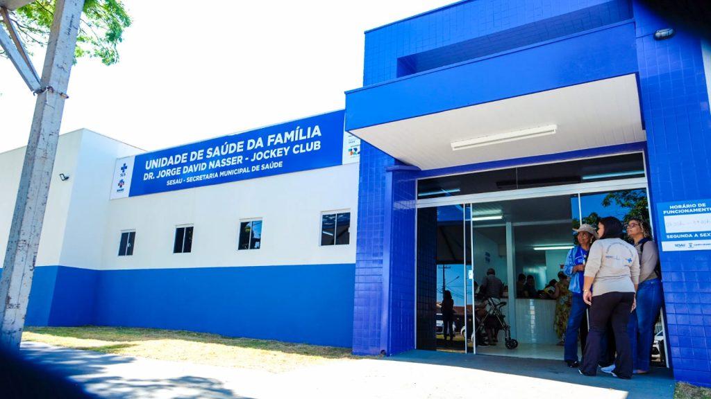 REVITALIZAÇÃO DE UNIDADE DE SAÚDE NO JOCKEY CLUB BENEFICIA MAIS DE 15 MIL PESSOAS.