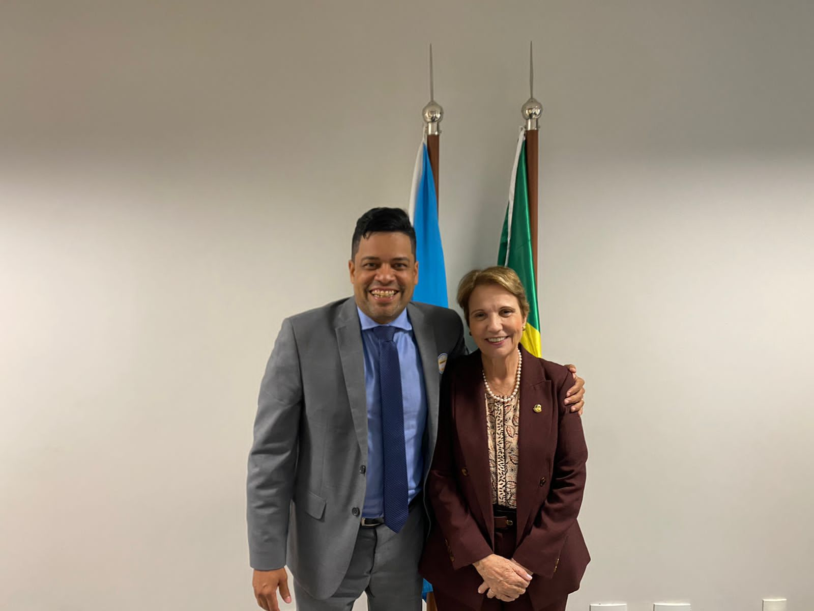Vereador Professor Riverton e Senadora Tereza Cristina, uma parceria em emendas parlamentares para Campo Grande.
