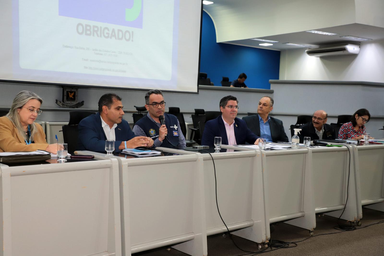 Sesau apresenta prestação de contas da Saúde em Audiência na Câmara.