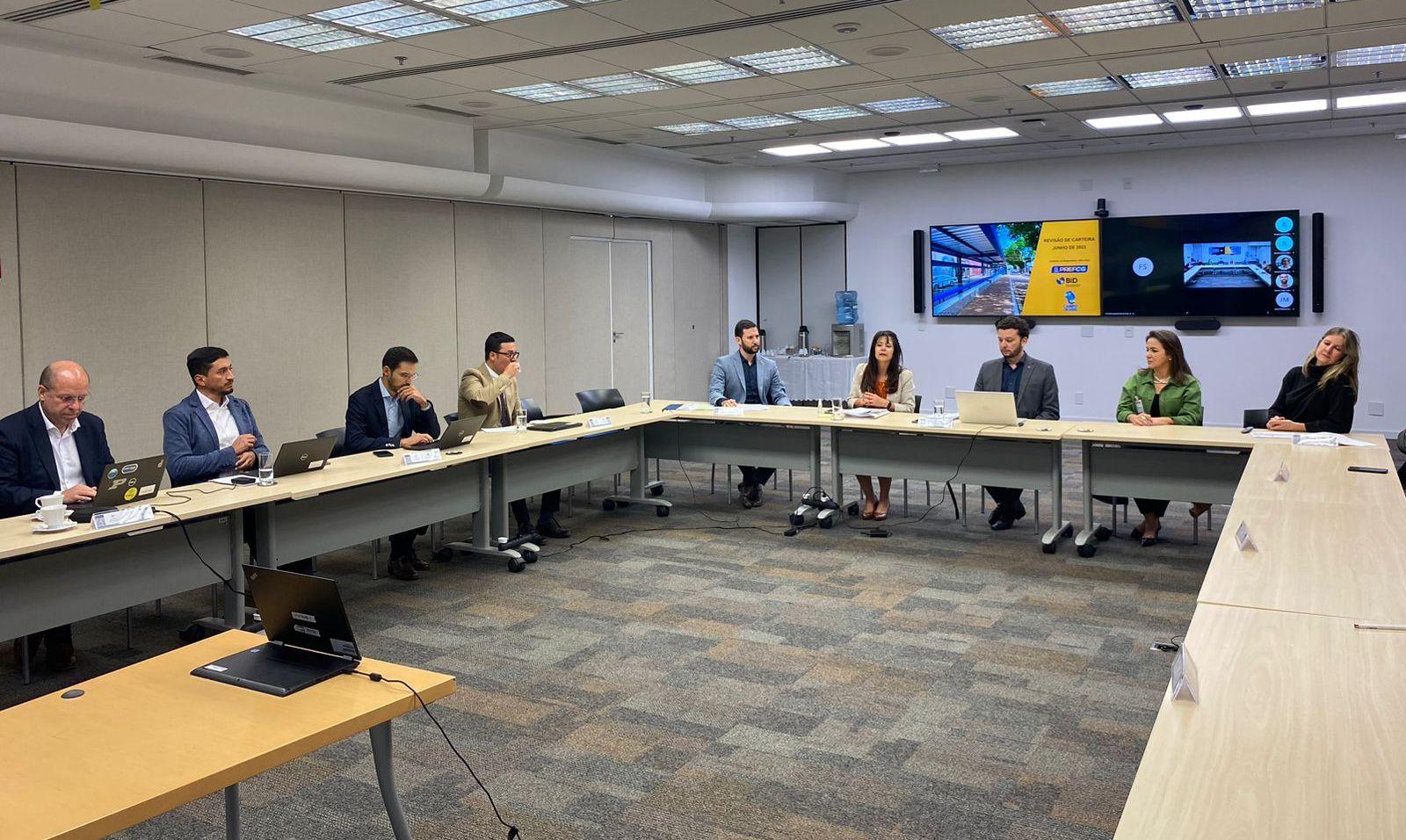 Em Brasília, prefeita Adriane Lopes apresenta ao BID os resultados das obras de requalificação do Centro. Em Brasília, prefeita Adriane Lopes apresenta ao BID os resultados das obras de requalificação do Centro.