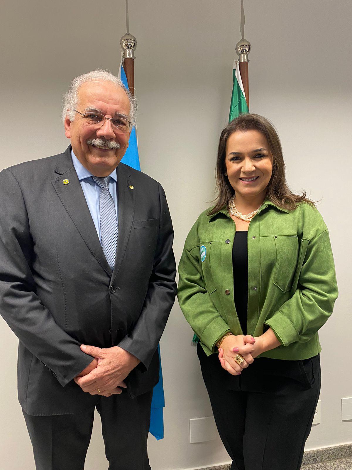 Em Brasília, prefeita Adriane Lopes apresenta ao BID os resultados das obras de requalificação do Centro. Em Brasília, prefeita Adriane Lopes apresenta ao BID os resultados das obras de requalificação do Centro.