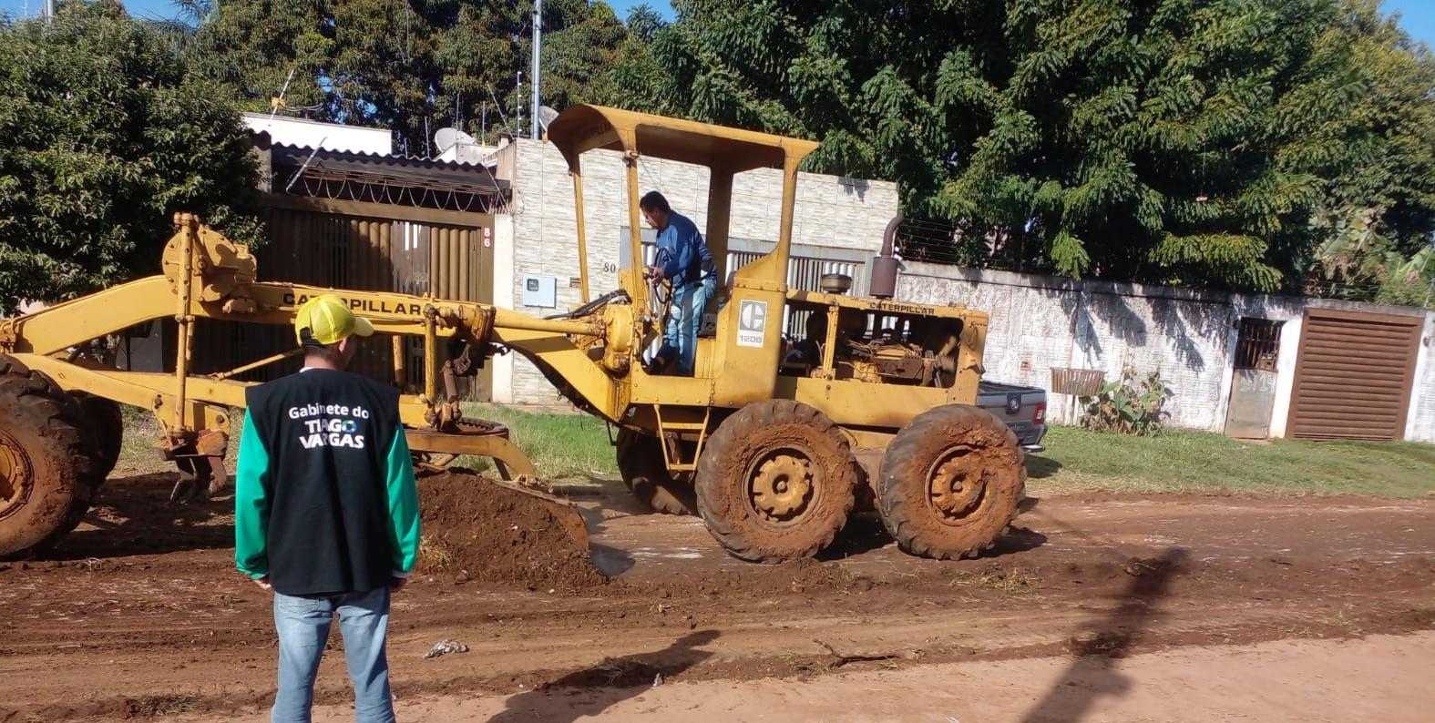 Pedido de Tiago Vargas é atendido e patrolamento beneficia moradores da rua Dom Fernando Sardinha, no Jardim Los Angeles.