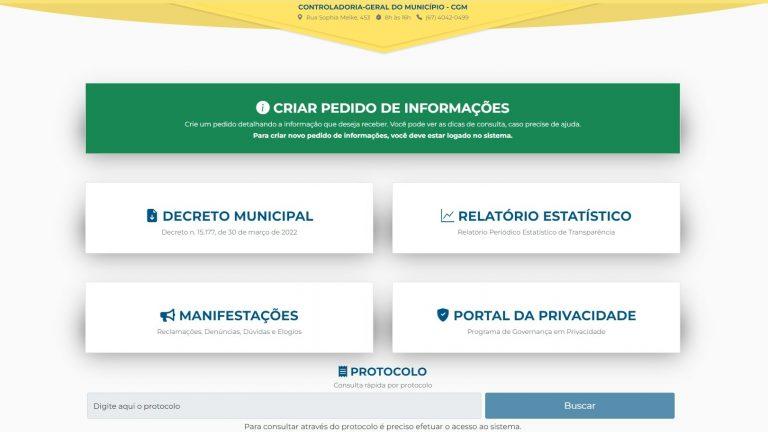 Prefeitura moderniza Portal de Serviço de Informação ao Cidadão e capacita gestores em conformidade com a LAI.