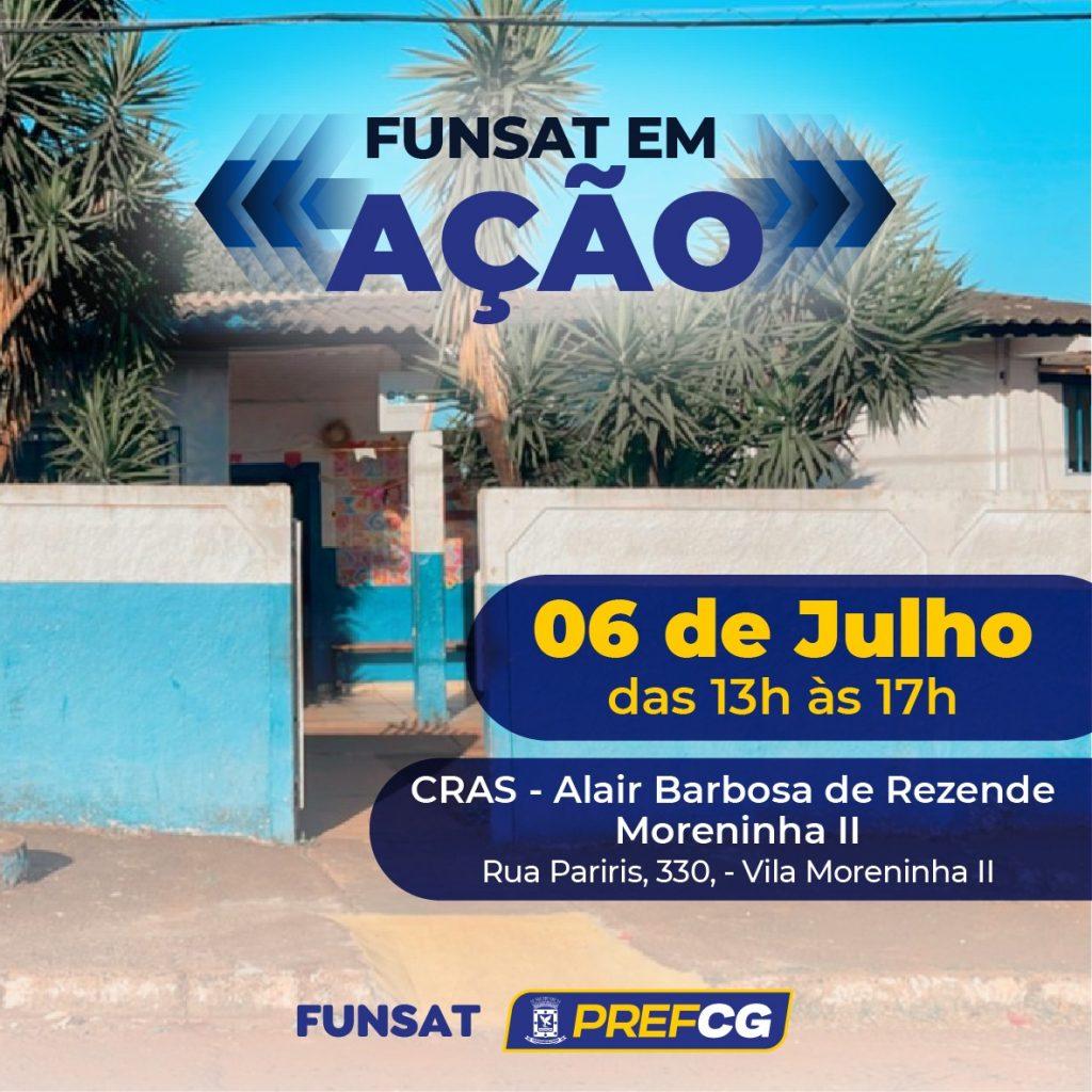 Fundação do trabalho abre mês de julho com duas edições do Funsat em Ação. Fundação do trabalho abre mês de julho com duas edições do Funsat em Ação.