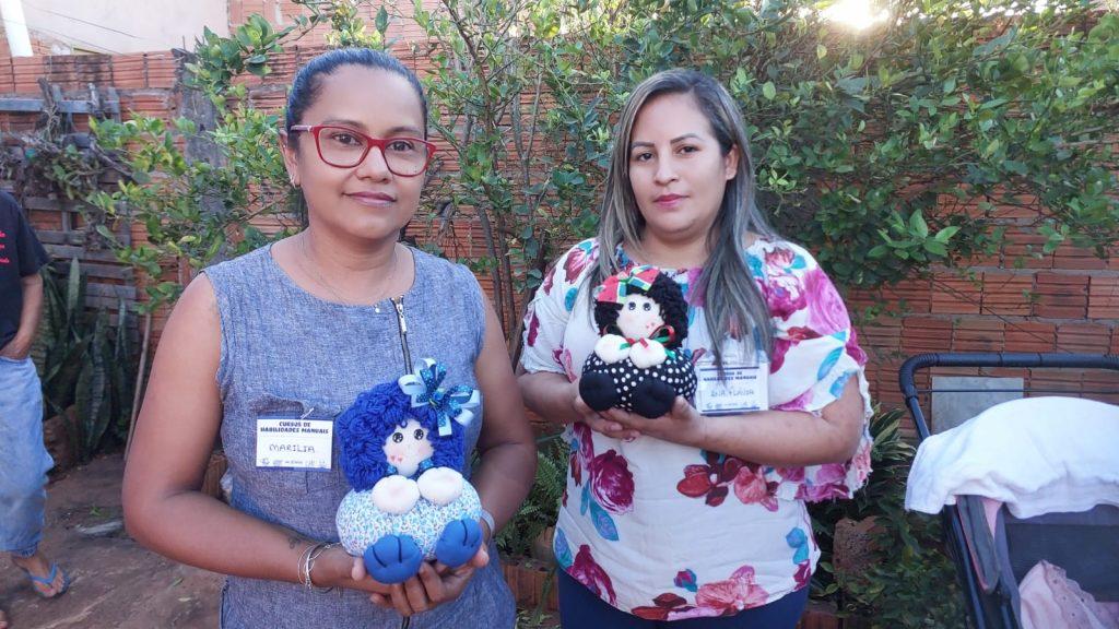 Fac leva oficina de habilidades manuais para região do Parque dos Sabiás.