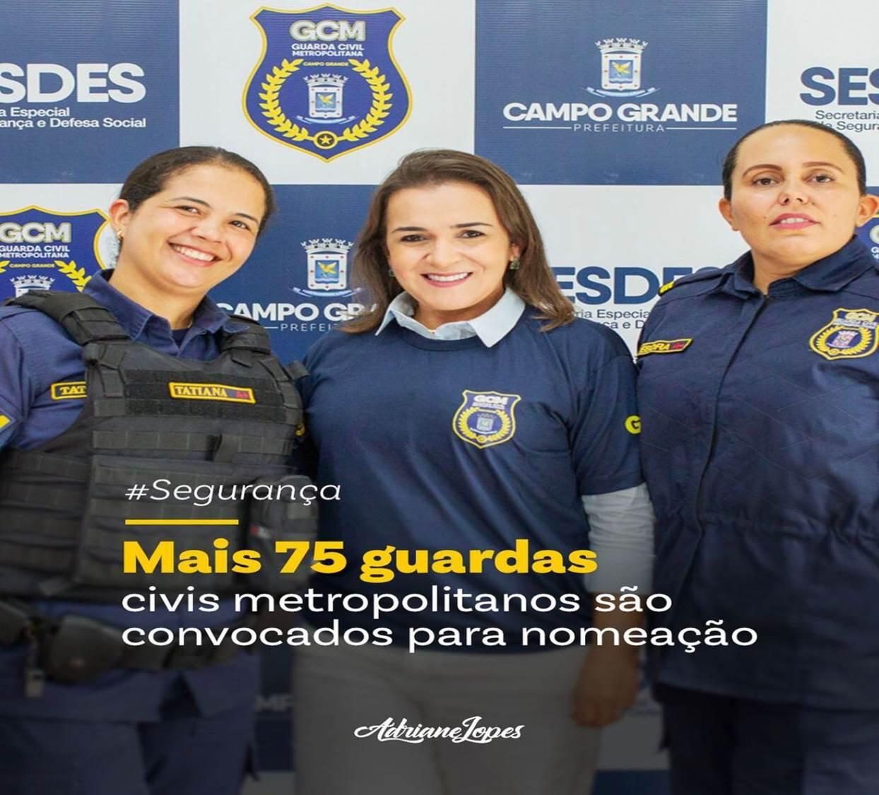 Prefeitura completa efetivo da GCM com últimos 75 candidatos aprovados para quadro permanente.