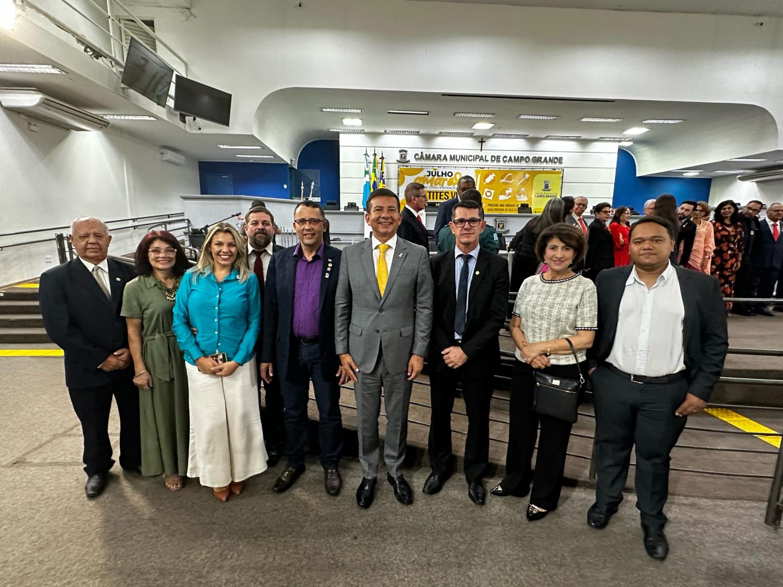 Vereador Villasanti participa de posse de presidentes e diretoria do Rotary Club.