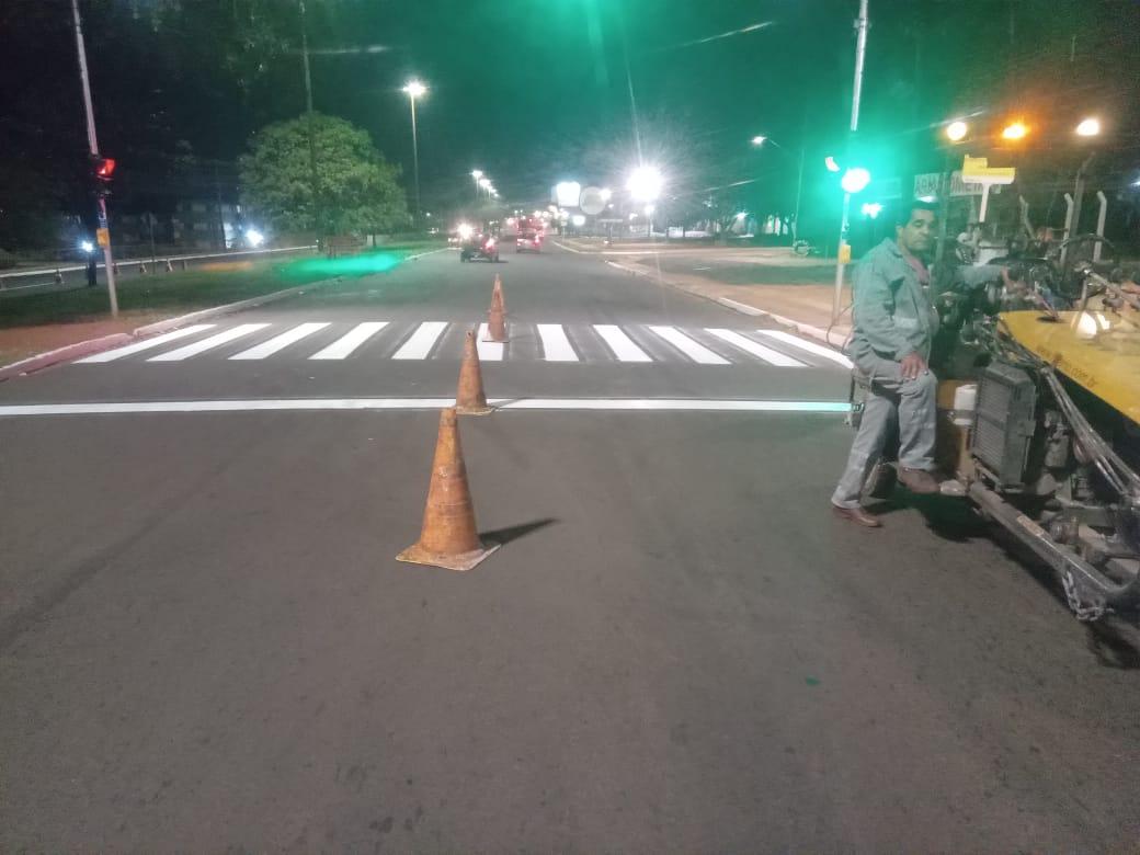 Prefeitura revitaliza sinalização em torno de escolas e nas regiões do Aero Rancho e Mata do Segredo.