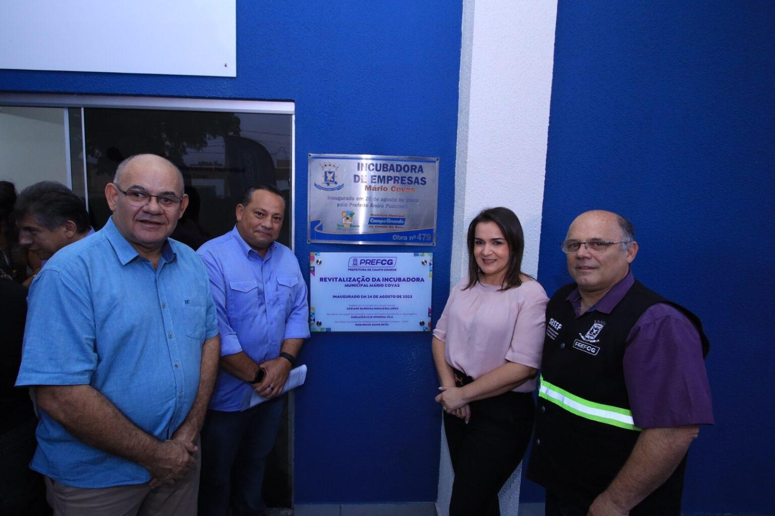 Entrega da primeira das quatro incubadoras reformadas dá início a grande projeto de desenvolvimento econômico.