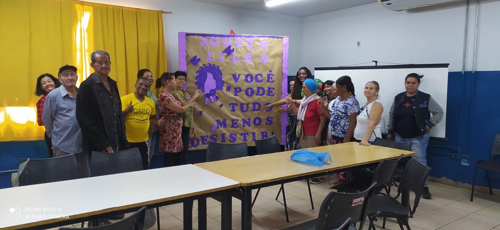 Ações De Conscientização Sobre A Violência Contra A Mulher Mobilizam CRAS Em Agosto.