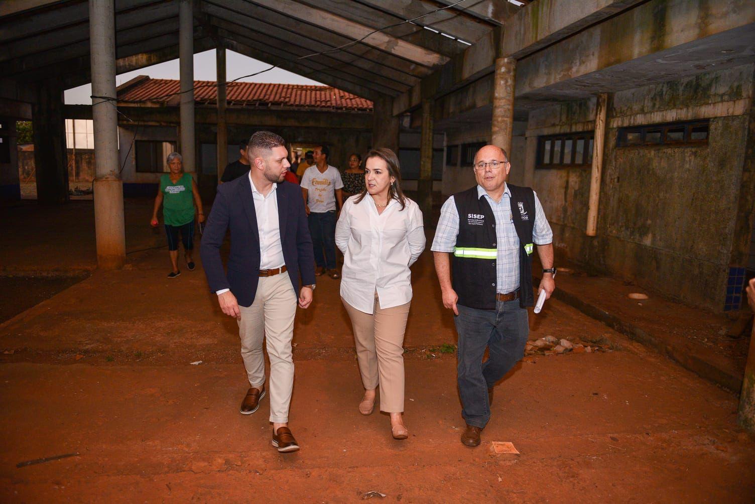 Prefeitura retoma obras da Emei do Jardim Inapólis nesta quarta-feira.