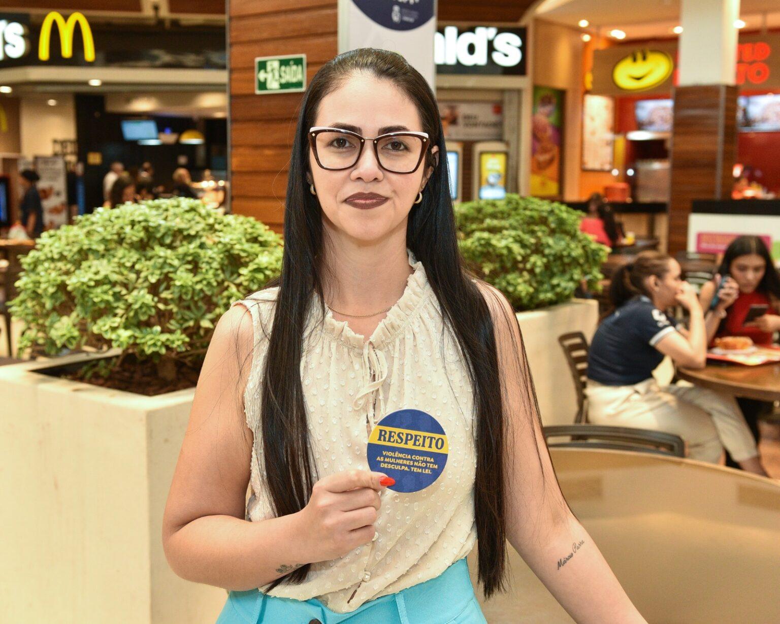 Prefeitura encerra campanha Agosto Lilás com ação preventiva em Shopping de Campo Grande. Prefeitura encerra campanha Agosto Lilás com ação preventiva em Shopping de Campo Grande.
