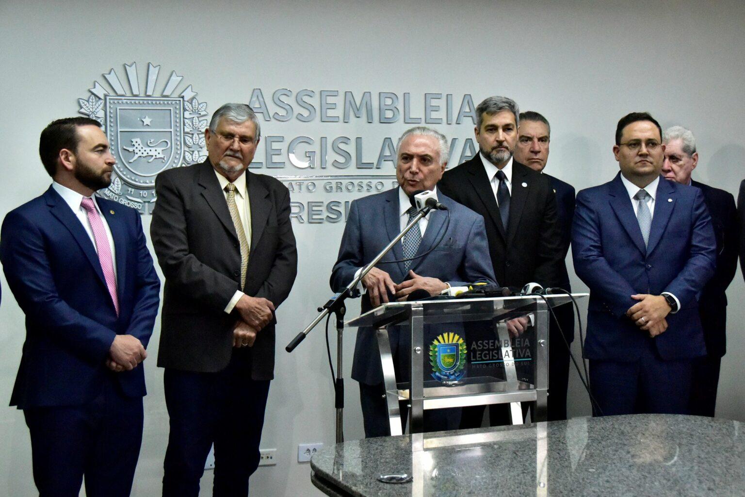 Zeca do PT encontra Temer e Simone anuncia licitação de R$ 300 milhões da Rota Bioceânica.