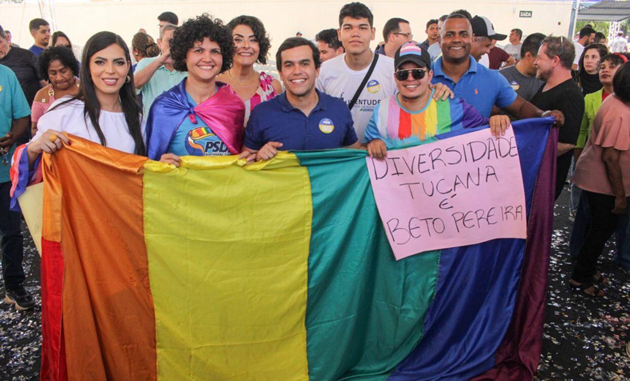 Pré-candidato, Beto Pereira é o nome mais forte do partido PSDB, ele vem com apoio do Governador Eduardo Riedel e do Ex Governador Reinaldo Azambuja