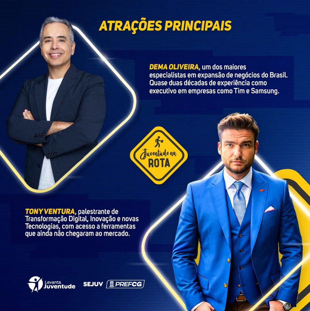 Juventude na Rota acontece hoje com Talk Shows a partir das 13 horas.