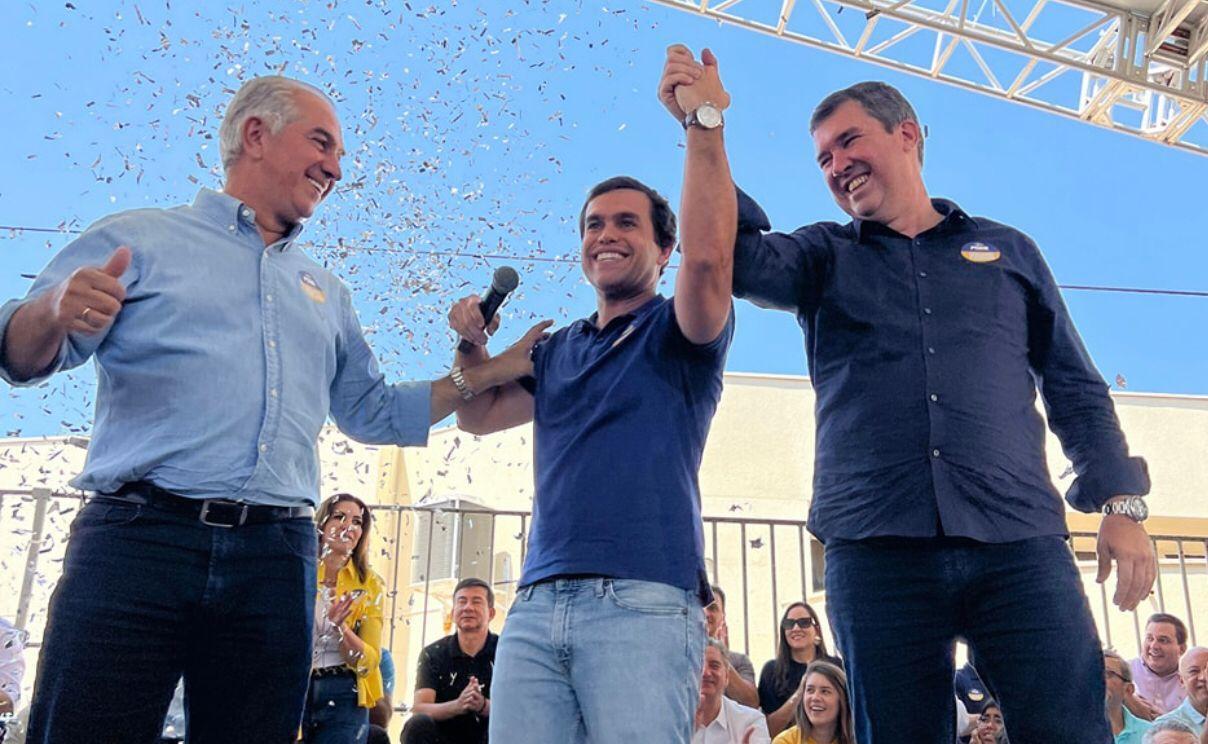 Pré-candidato, Beto Pereira é o nome mais forte do partido PSDB, ele vem com apoio do Governador Eduardo Riedel e Reinaldo Azambuja Pré-candidato, Beto Pereira é o nome mais forte do partido PSDB, ele vem com apoio do Governador Eduardo Riedel e Reinaldo Azambuja