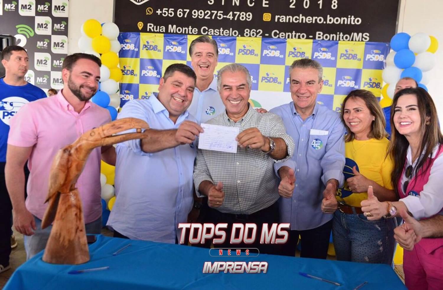 Prefeito de Bonito se filia ao PSDB e partido domina 62% das prefeituras de Mato Grosso do Sul Prefeito de Bonito se filia ao PSDB e partido domina 62% das prefeituras de Mato Grosso do Sul