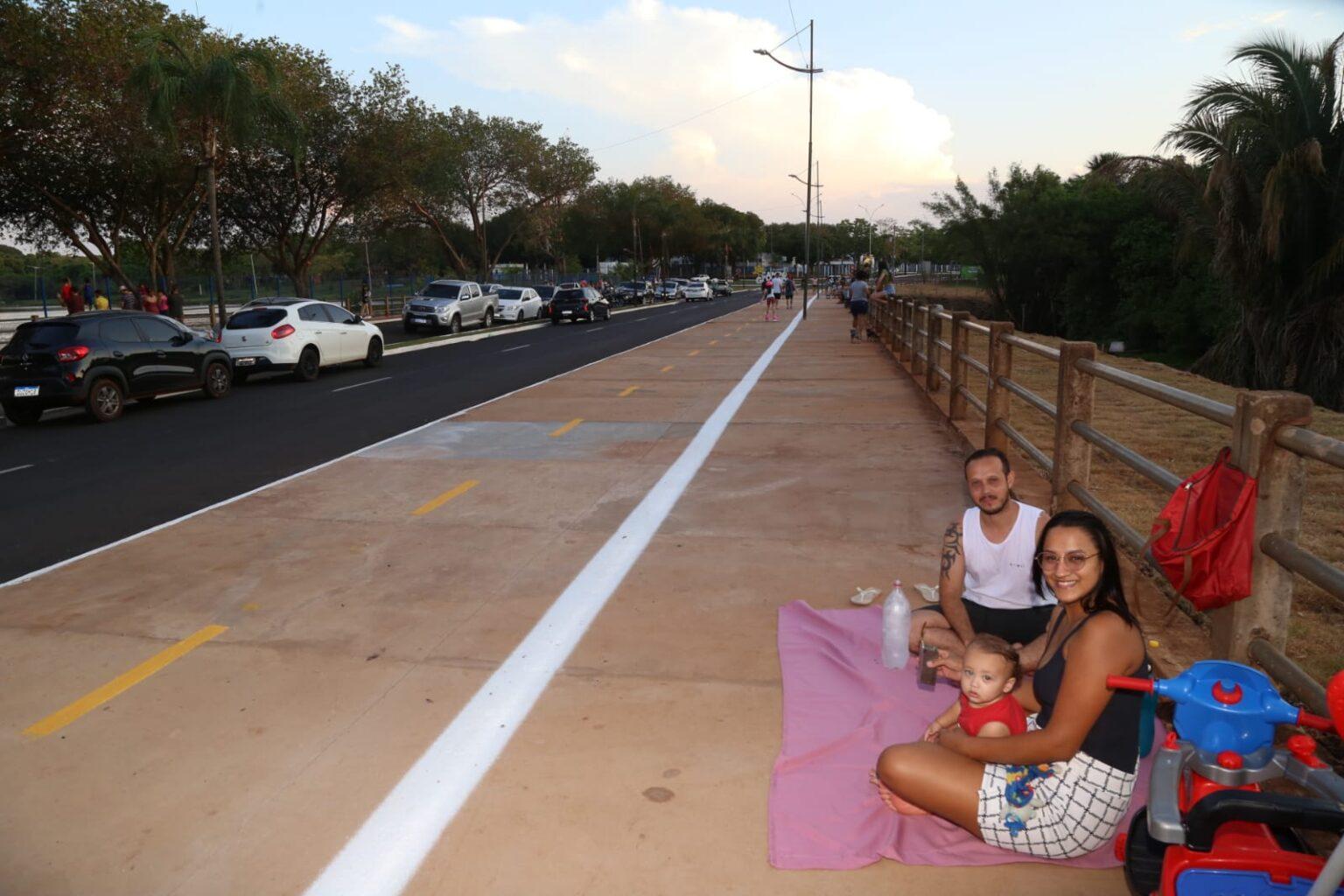 Com a obra na Avenida Filinto Muller concluída, Lago do Amor volta a ser espaço de lazer e integração das famílias.