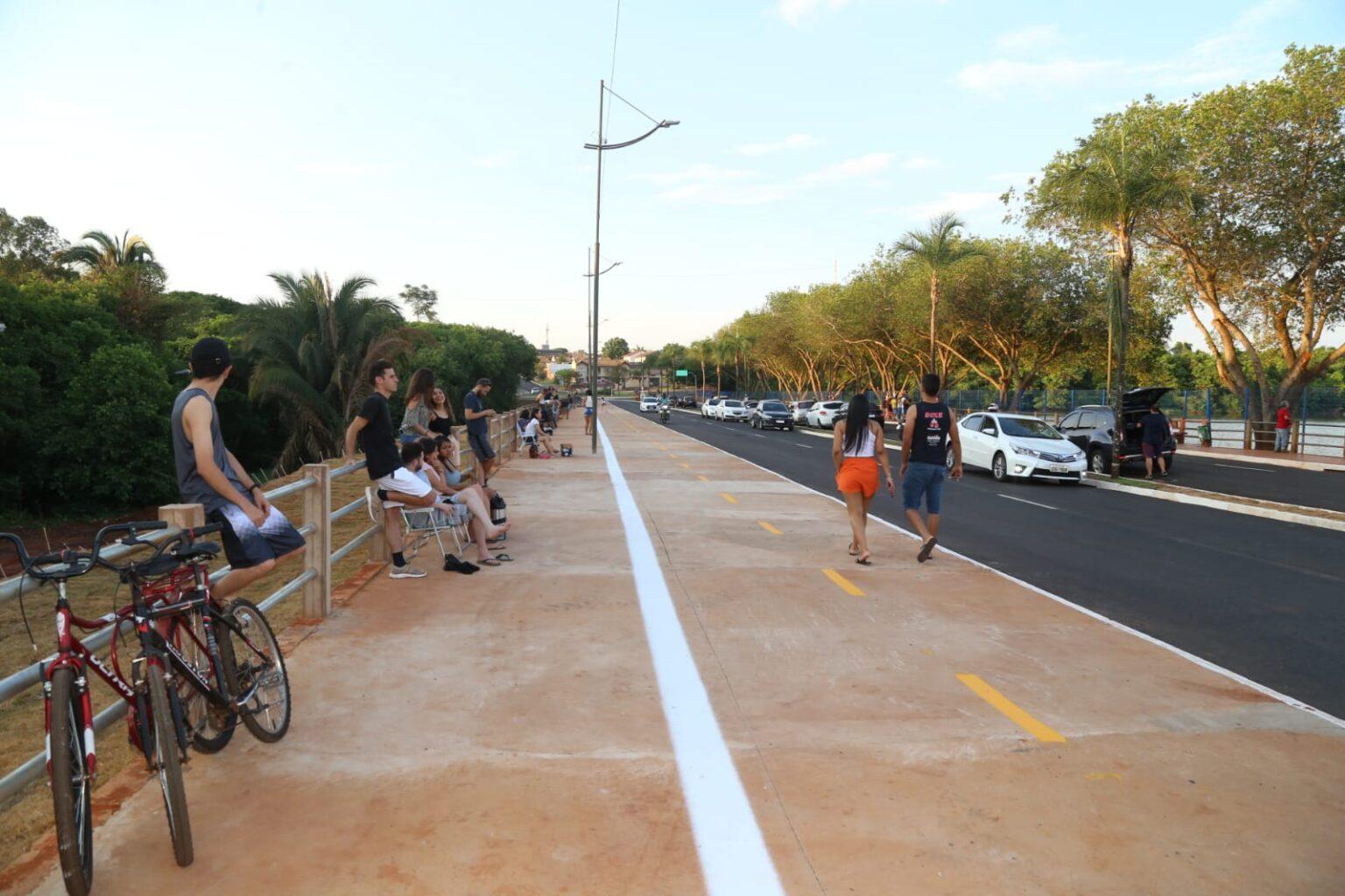 Com a obra na Avenida Filinto Muller concluída, Lago do Amor volta a ser espaço de lazer e integração das famílias.