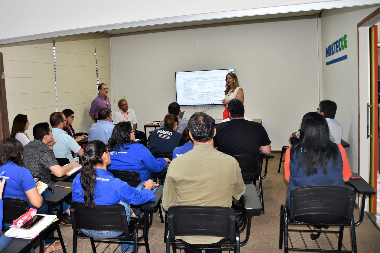 ParkTecCG realiza primeira reunião estratégica de consultoria com o Parque de Inovação Tecnológica de São José dos Campos.