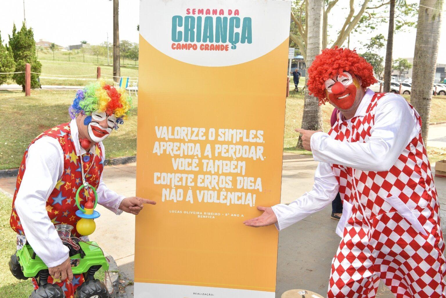 Prefeitura participa da abertura de programação da Semana da Criança em Campo Grande.