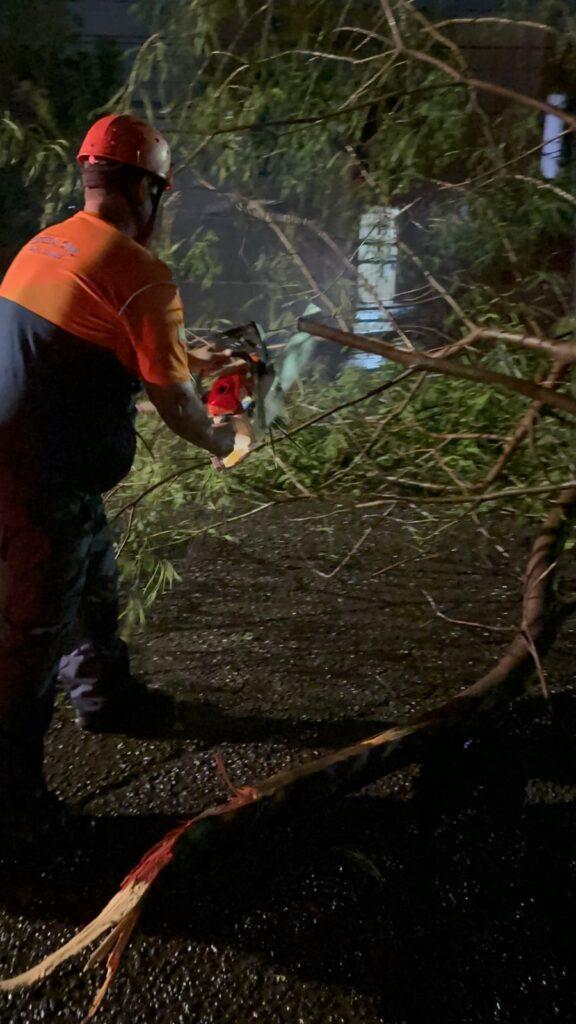 Prefeitura de Campo Grande age rapidamente após temporal causar estragos na cidade.