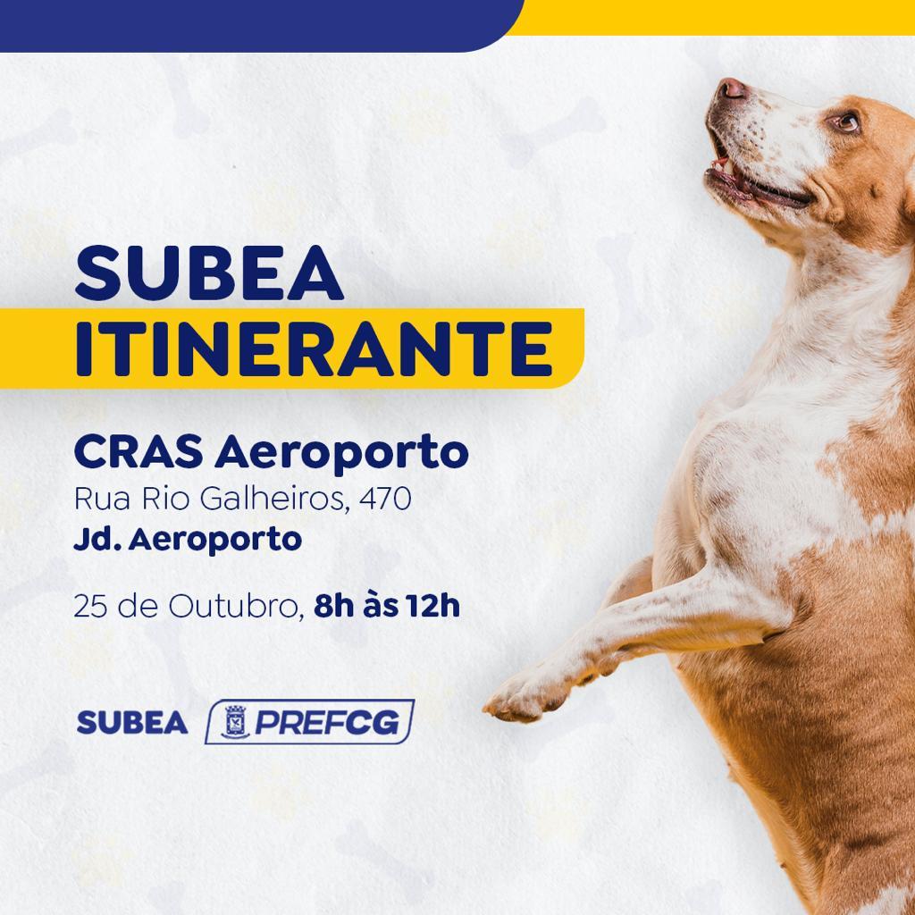 Subea leva atendimento itinerante para Jardim Aeroporto. Subea leva atendimento itinerante para Jardim Aeroporto.
