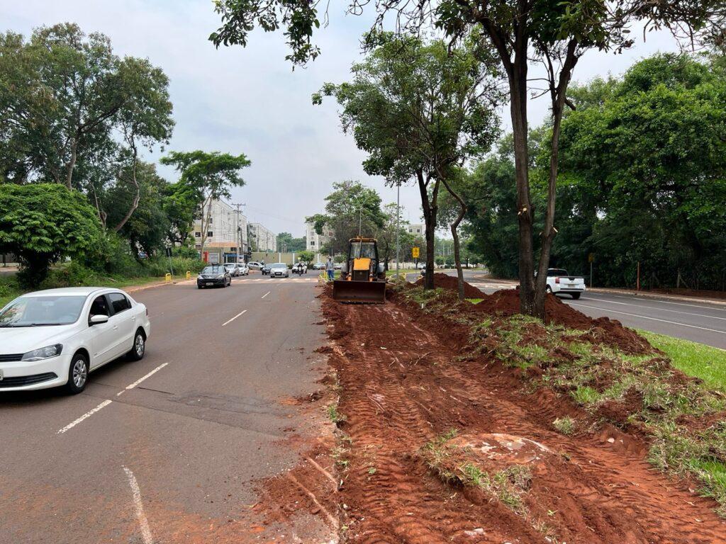 Avenida Senador Antônio Mendes Canale recebe reordenamento viário.