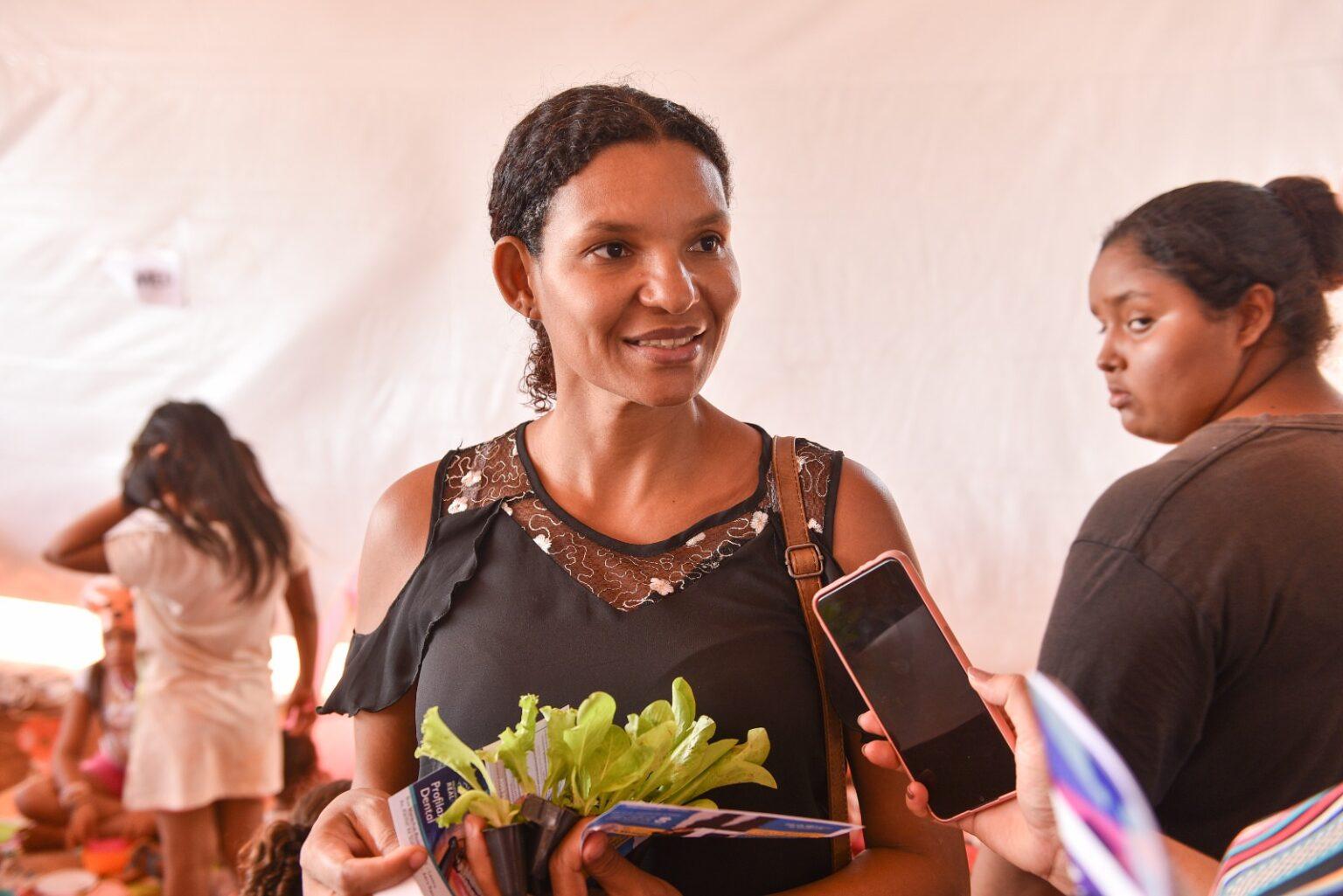 Promovido pela Prefeitura de Campo Grande, projeto ‘Direitos Humanos em Ação’ atende centenas de pessoas na Aldeia Paravá.