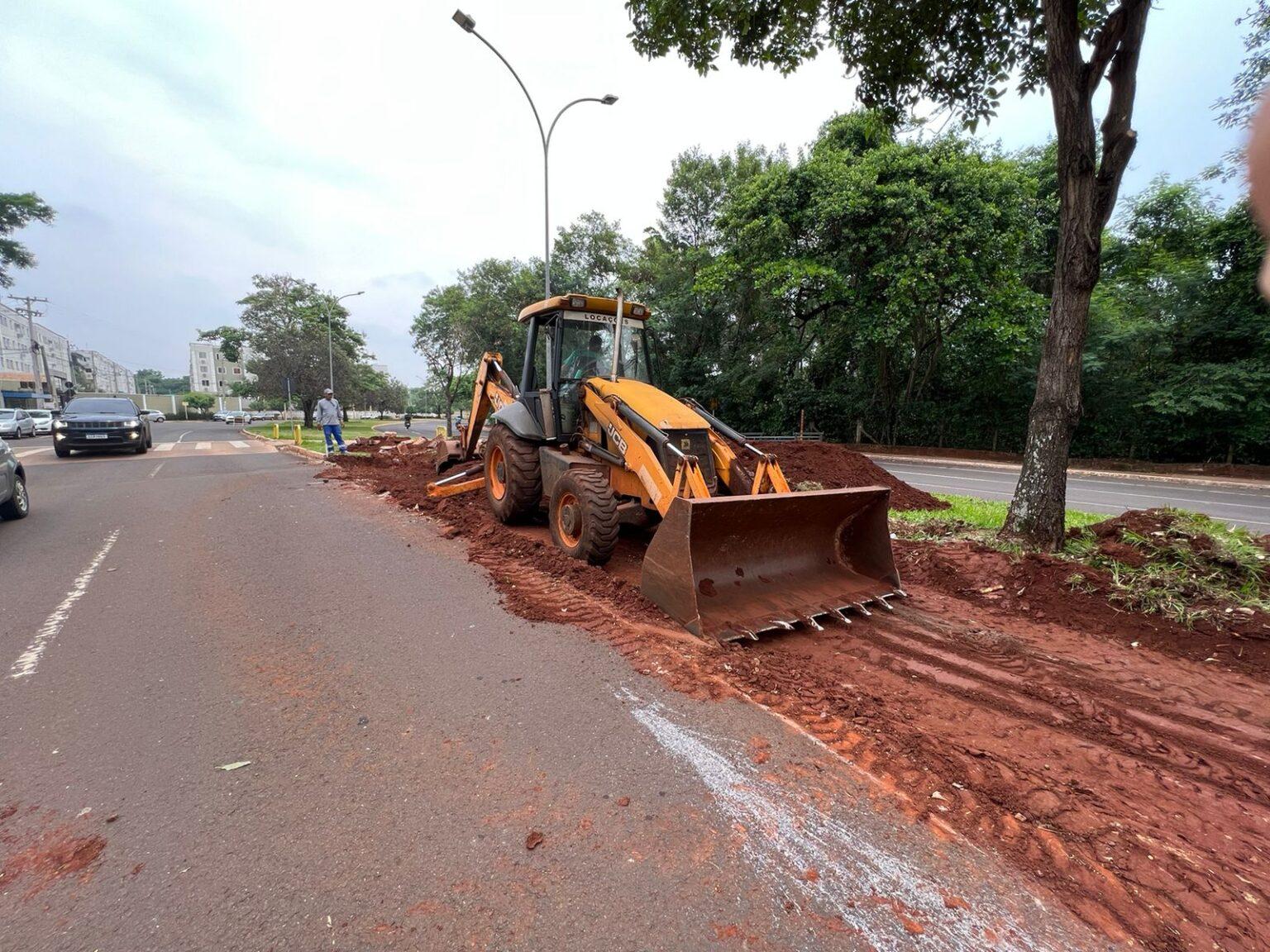 Avenida Senador Antônio Mendes Canale recebe reordenamento viário.