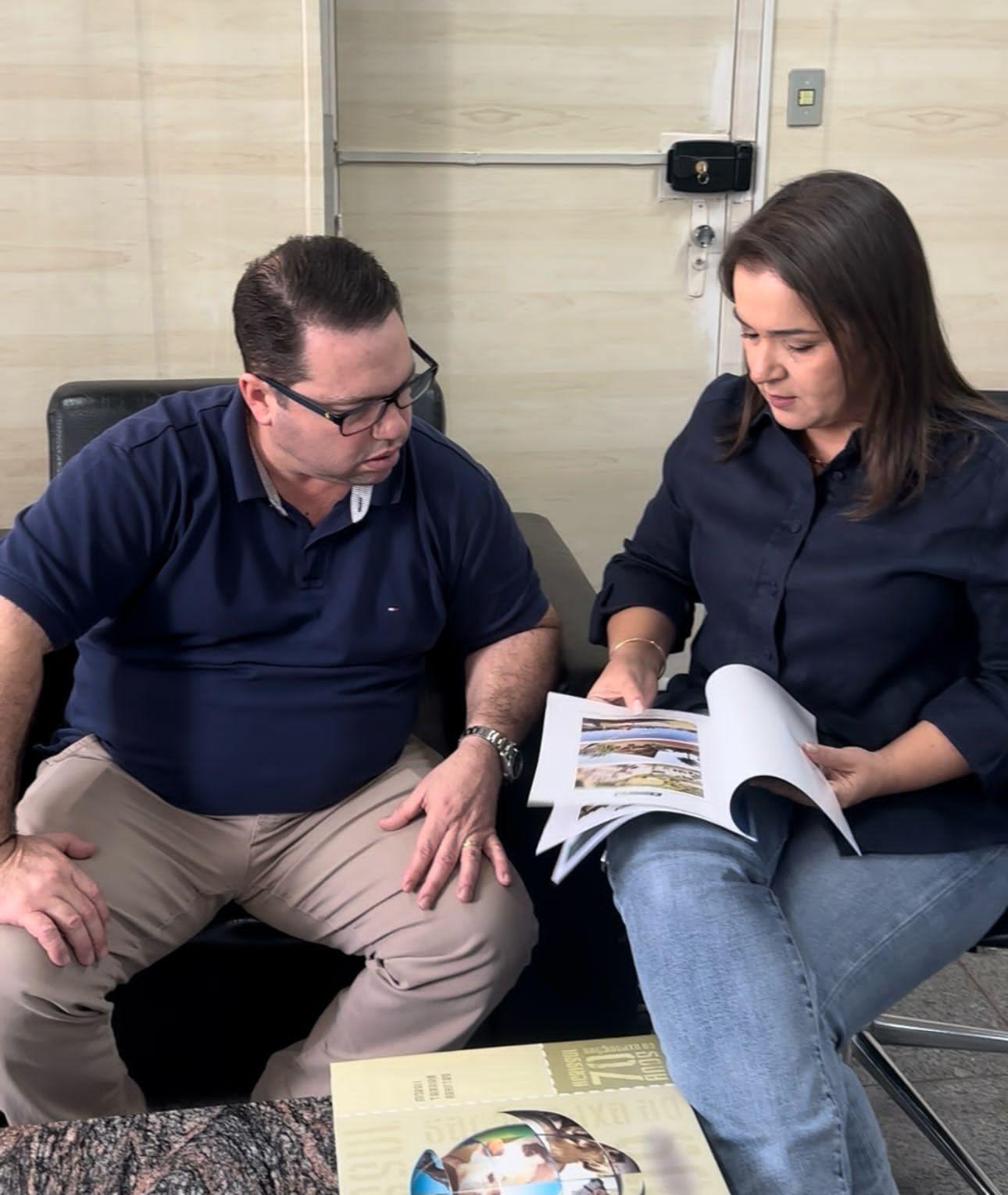 Prefeita Adriane Lopes recebe deputado Rodolfo Nogueira  e reforça parcerias para Capital.