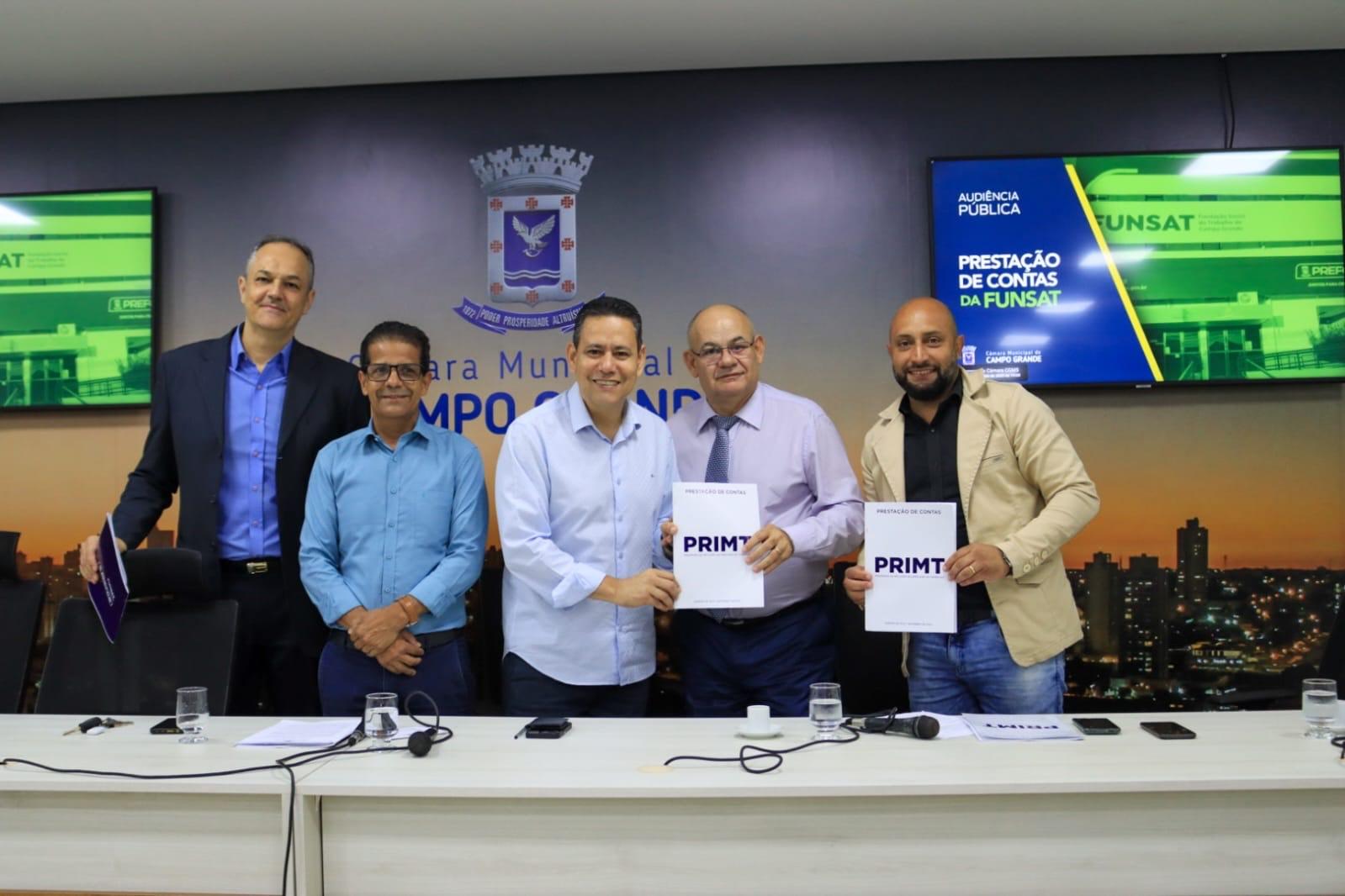 Vereador Edu Miranda participa de Audiência pública da FUNSAT.