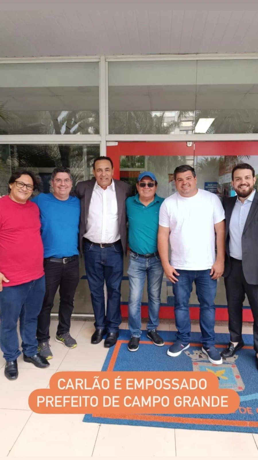 Carlão assume interinamente o comando da Prefeitura de Campo Grande até Quarta- Feira dia 29/11/23.