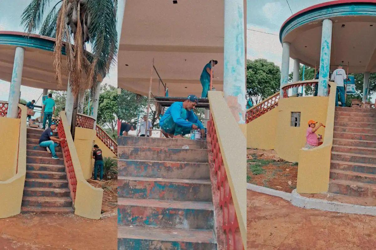 Bairro Amambaí faz 102 anos com tributo a Delinha e coreto de cara nova. Bairro Amambaí faz 102 anos com tributo a Delinha e coreto de cara nova.
