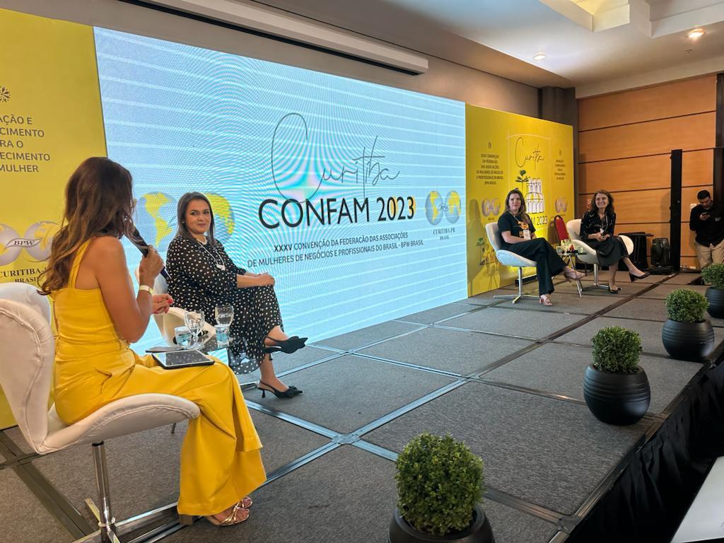 Prefeita Adriane Lopes participa de evento internacional e reforça desenvolvimento econômico e tecnológico de Campo Grande.