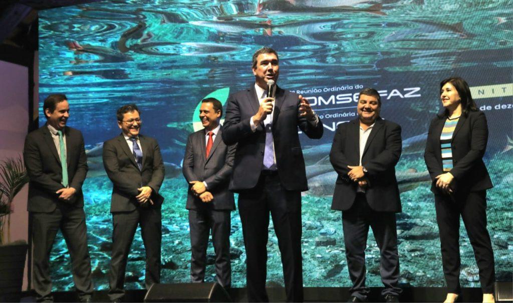 No Confaz, Governo e setor produtivo expõem os avanços de Mato Grosso do Sul. No Confaz, Governo e setor produtivo expõem os avanços de Mato Grosso do Sul.